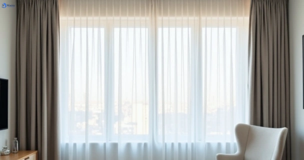 Restored vibrant drapes in palmview QLD after Matty Curtain Cleaning