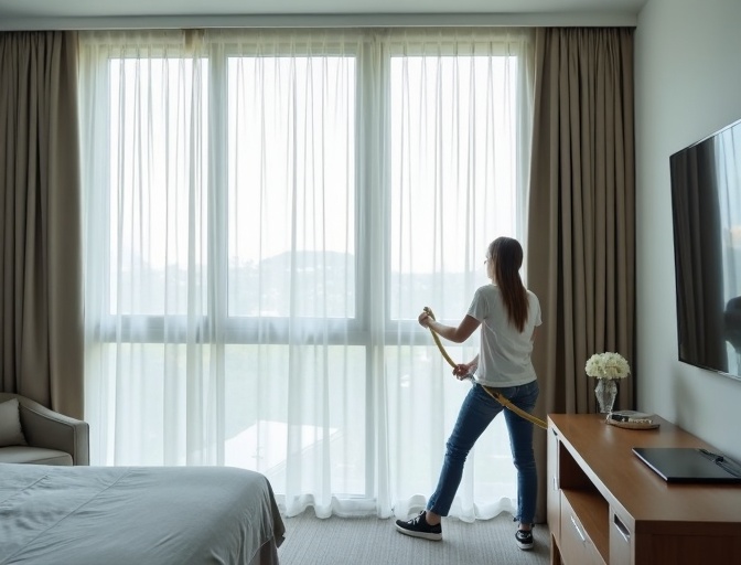 Palmview Sheer Curtain Cleaning